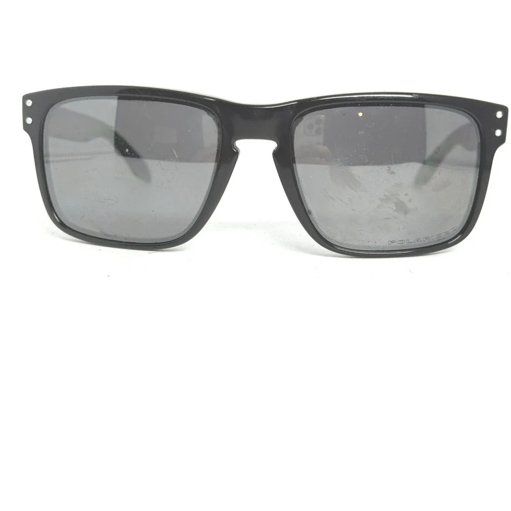 Oakley Holbrook OO910201 Sunglasses Black Lens Scratched Square Frame Men 21057